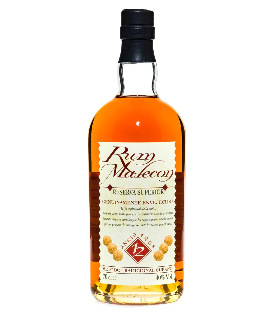 Rum Malecon Reserva Superior 12 Jahre / 40 % Vol. / 0,7 Liter-Flasche in Geschenkschachtel