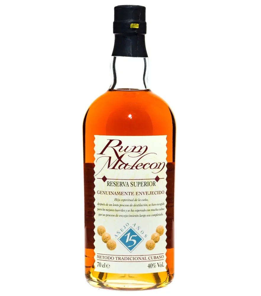 Rum Malecon Reserva Superior 15 Jahre / 40 % Vol. / 0,7 Liter-Flasche in Geschenkschachtel