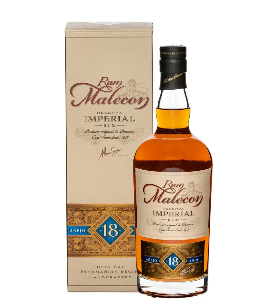 Rum Malecon Reserva Imperial 18 Jahre / 40 % Vol. / 0,7 Liter-Flasche in Geschenkschachtel
