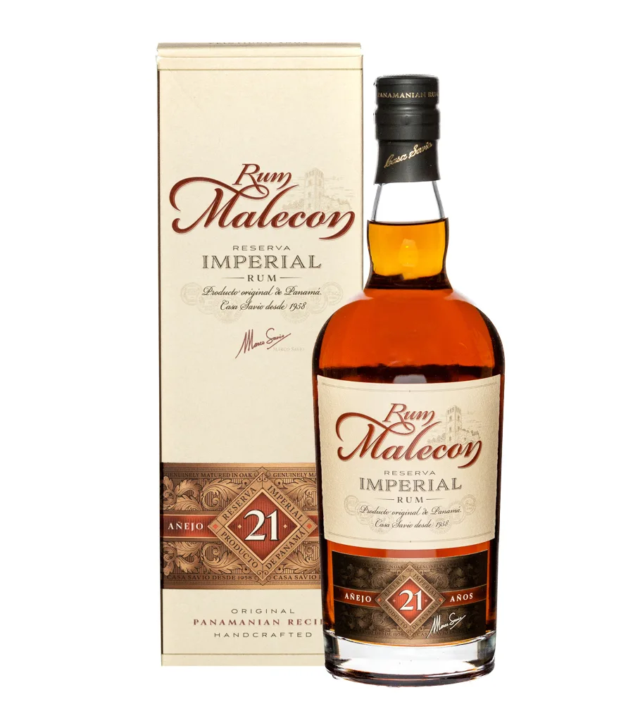 Rum Malecon Reserva Imperial 21 Jahre / 40 % Vol. / 0,7 Liter-Flasche in Geschenkschachtel