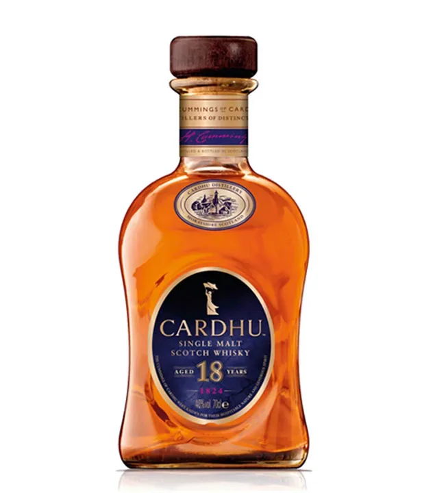 Cardhu: 18 Jahre Single Malt Scotch Speyside Whisky in Geschenk-Box / 40% Vol. / 0,7 l Flasche