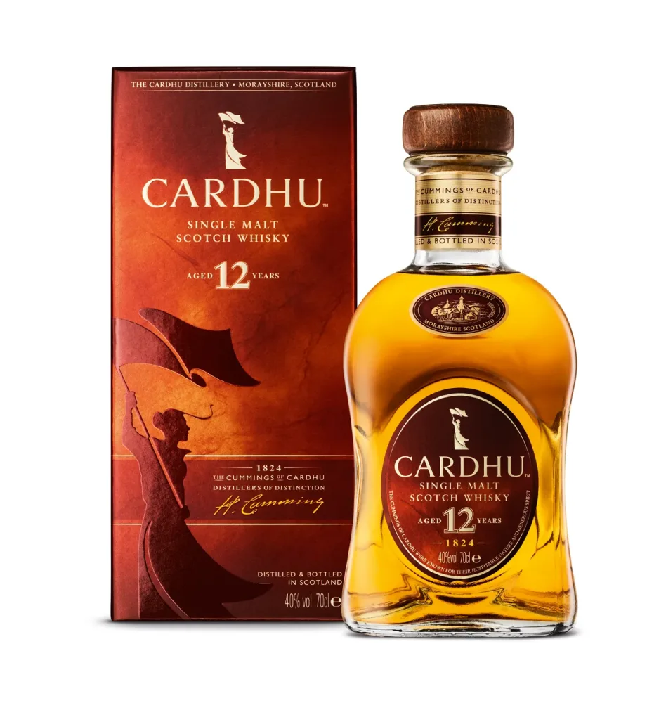 Cardhu 12 Jahre Single Malt Scotch Whisky Speyside / 40 % Vol. / 0,7 Liter-Flasche in Geschenkkarton