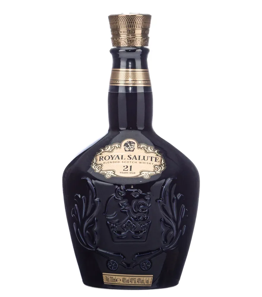 Chivas Regal 21 Jahre Royal Salute Sapphire Edition Whisky / 40 % Vol. / 0,7 Liter-Flasche in Geschenkschatulle