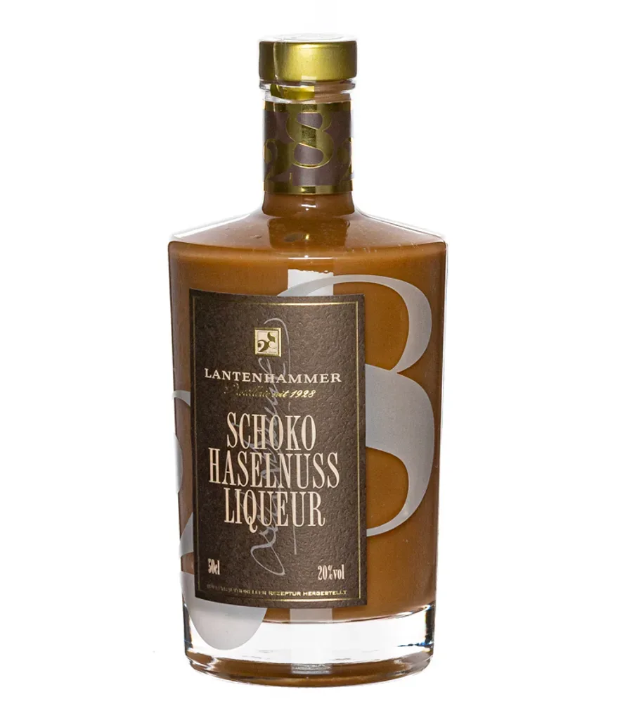 Lantenhammer Schoko-Haselnuss Liqueur / 20 % / 0,5 Liter-Flasche