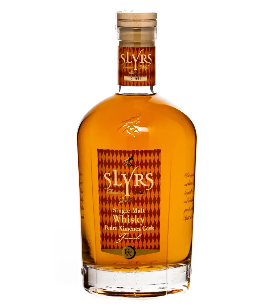 Slyrs Whisky Pedro Ximénez Fass Finish / 46 % Vol. / 0,7 Liter-Flasche in Geschenk-Box