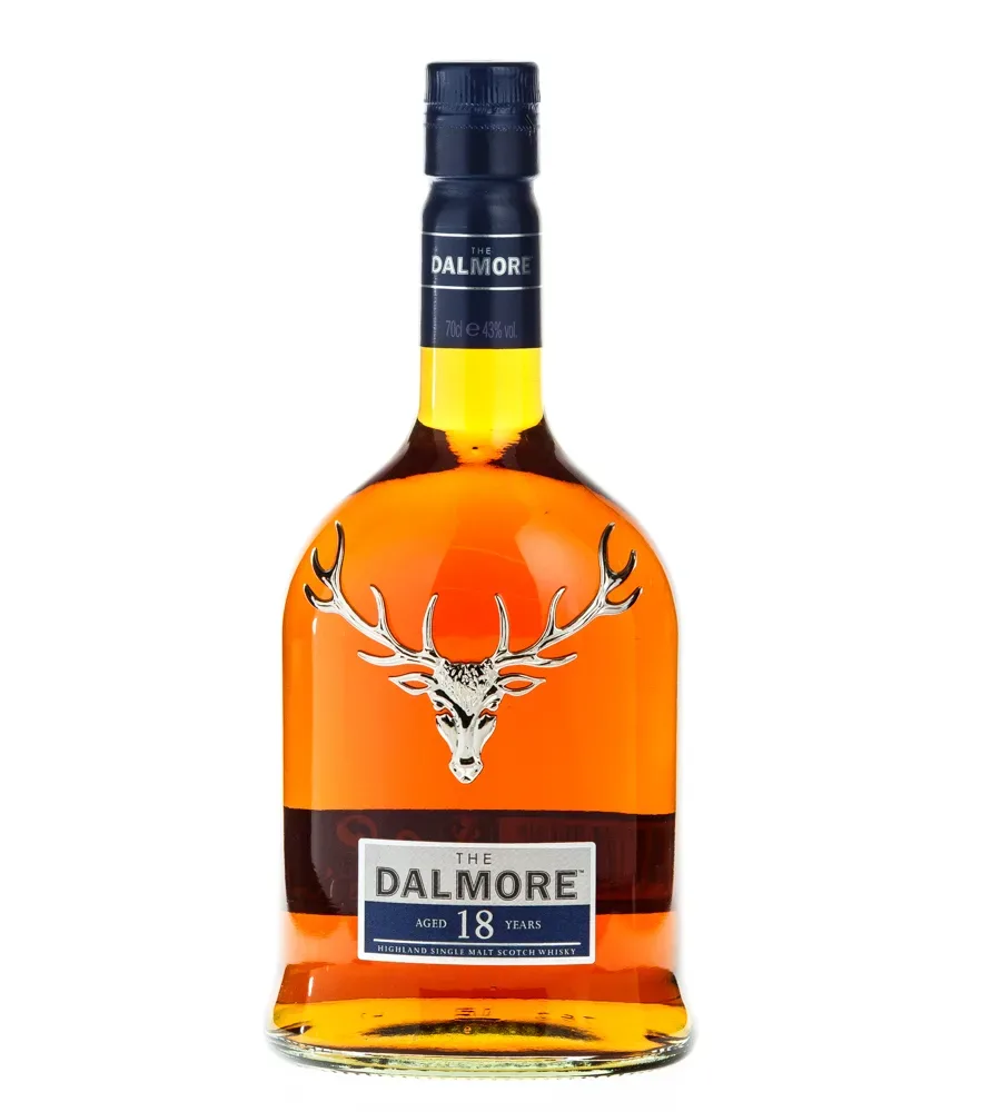 The Dalmore 18 Jahre Highland Single Malt Scotch Whisky / 43 % Vol. / 0,7 Liter-Flasche in GP