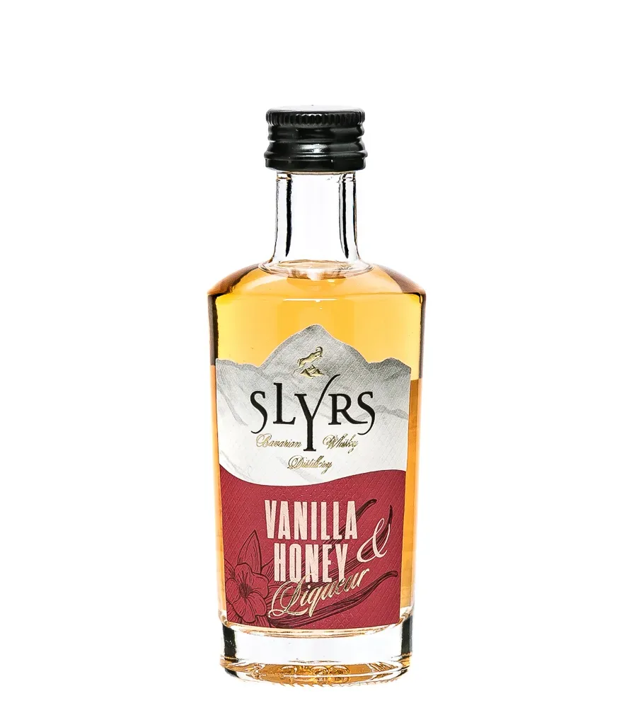 Slyrs Whisky Liqueur Vanilla & Honey / 30 % vol / 0,05-Liter-Flasche
