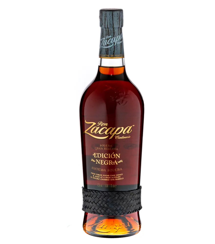 Ron Zacapa Edición Negra Sistema Solera Rum / 43 % Vol. / 0,7 Liter-Flasche in Geschenkdose