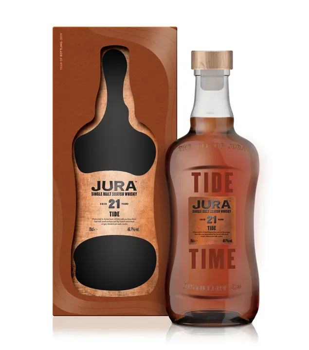 Jura 21 Jahre Tide Single Malt Scotch Whisky / 46,7 % Vol. / 0,7 Liter-Flasche in Geschenkbox
