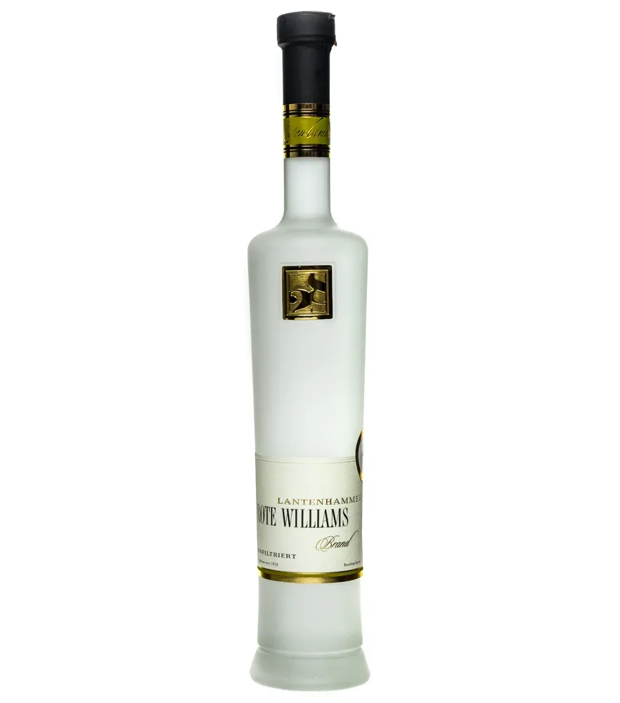 Lantenhammer Rote Williams Birnenbrand unfiltriert / 42 % vol. / 0,5 Liter-Flasche