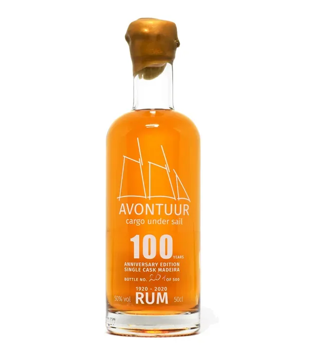 Avontuur 100 Years Anniversary Ed. Single Cask Madeira Rum / 50 % Vol. / 0,5 Liter-Flasche in Holzbox