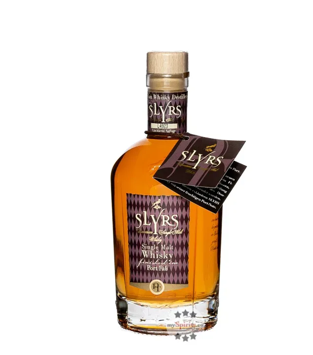 Slyrs Whisky finished im Port Fass  / 46 % Vol. / 0,35 Liter-Flasche