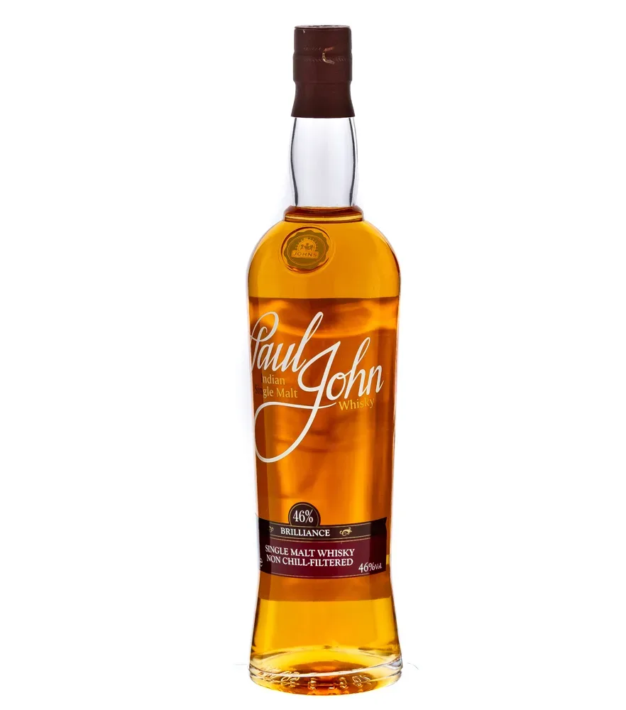 Paul John Brilliance Single Malt Whisky / 46 % Vol. / 0,7 Liter-Flasche in Geschenkdose