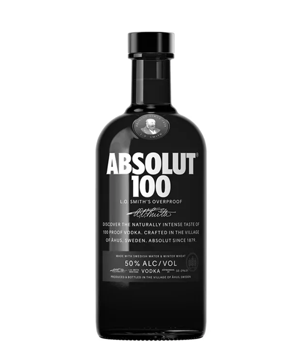 Absolut 100 Vodka / 50 % Vol. / 0,7 Liter-Flasche