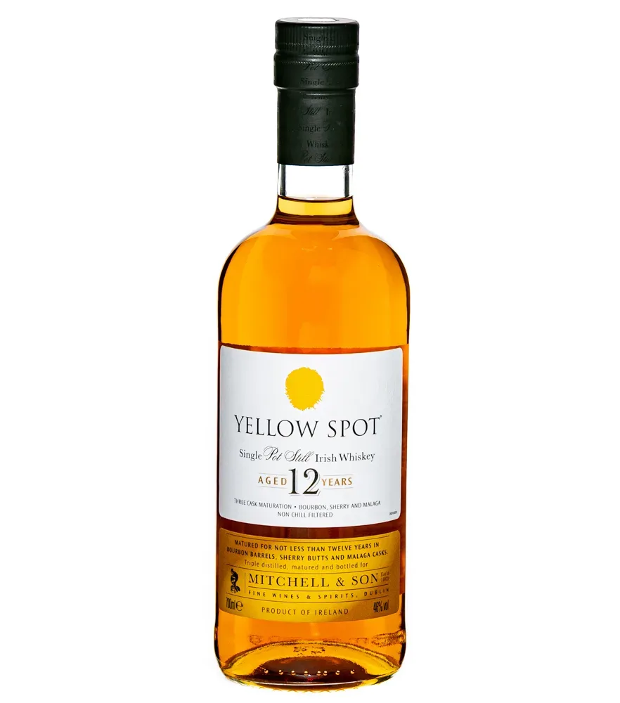 Mitchell & Son Yellow Spot 12 Jahre Single Pot Still Irish Whiskey / 46 % Vol. / 0,7 l in Geschenkbox
