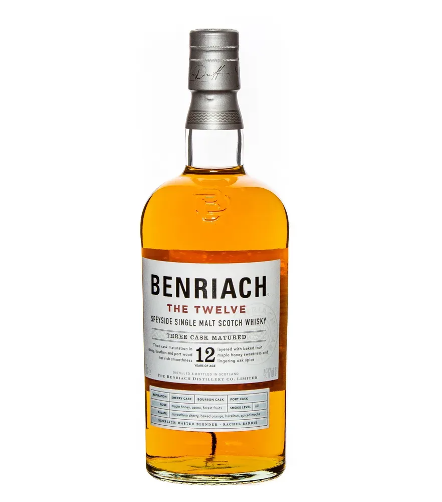 Benriach 12 The Twelve Speyside Single Malt Scotch Whisky / 46 % Vol. / 0,7 Liter-Flasche in Geschenkdose