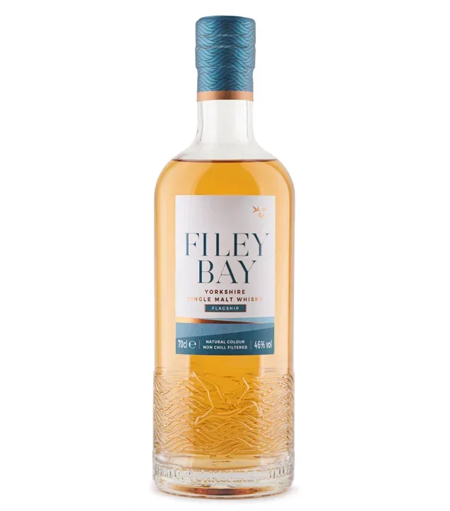Filey Bay Flagship Yorkshire Single Malt Whisky / 46 % Vol. / 0,7 Liter-Flasche in Geschenkkarton