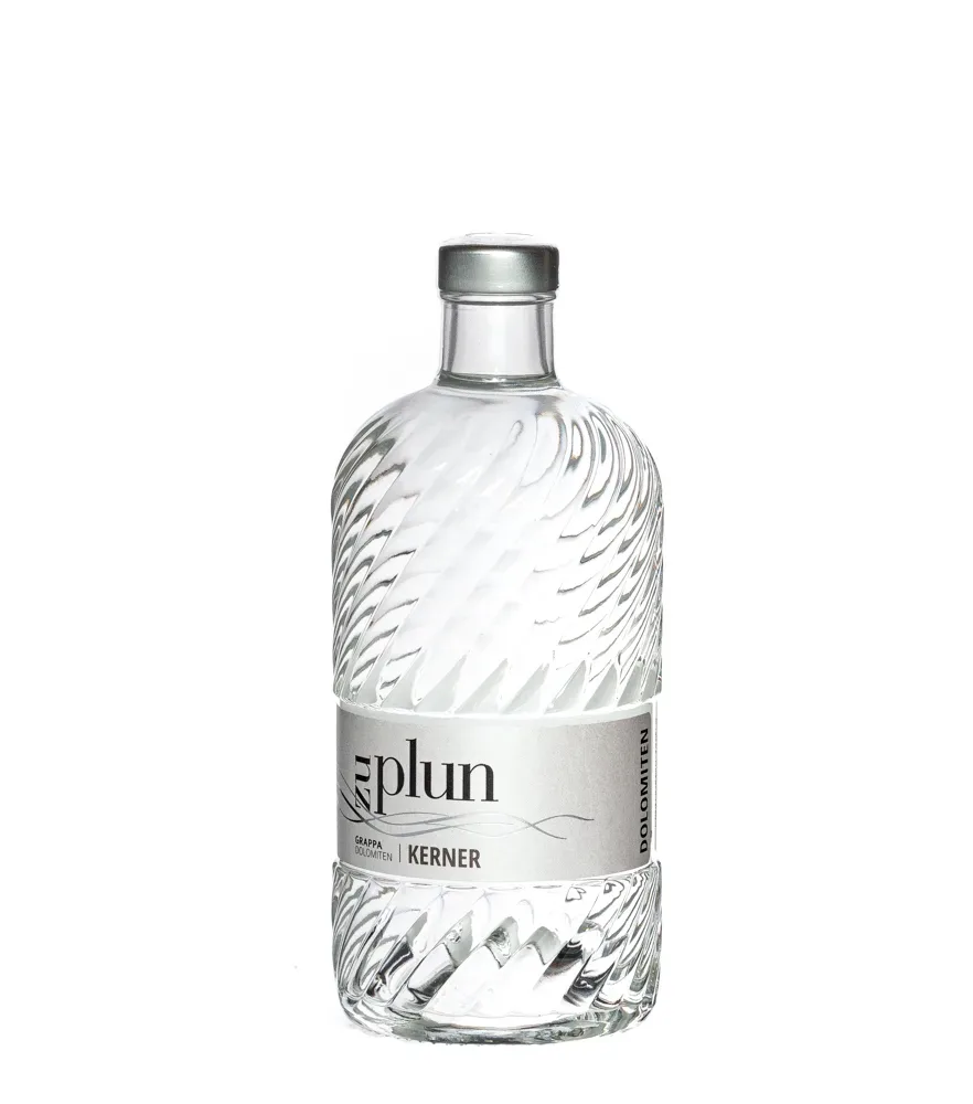 Zu Plun: Grappa Dolomiten Kerner / 42 % Vol. / 0,5 Liter-Flasche