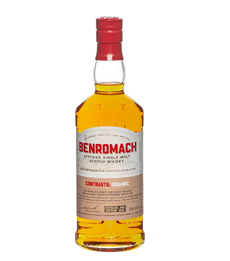 Benromach Contrasts: Organic Speyside Single Malt Whisky Bio / 46 % Vol. / 0,7 Liter-Flasche in Geschenkbox