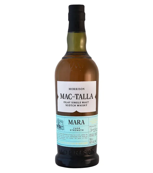 Morrison Mac-Talla MARA Cask Strength Islay Single Malt Scotch Whisky / 58,2 % Vol / 0,7 Liter-Flasche in Geschenkkarton