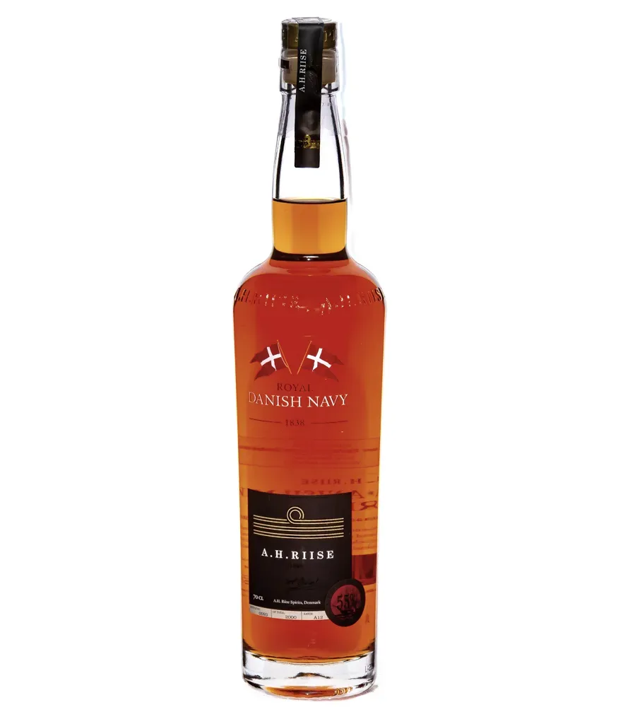 A.H. Riise Royal Danish Navy Strength (Rum-Basis) / 55 % Vol. / 0,7 Liter-Flasche in Geschenkkarton