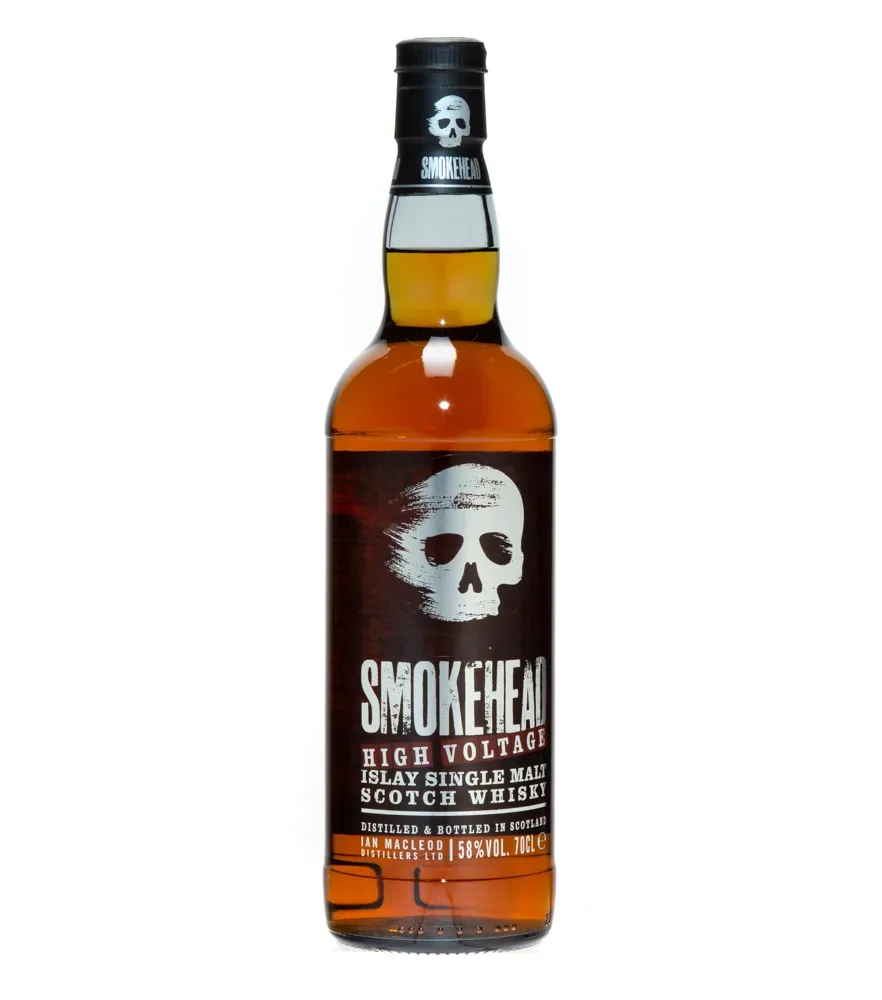 Smokehead High Voltage Whisky Islay Single Malt / 58 % Vol. / 0,7 Liter-Flasche in Geschenkdose