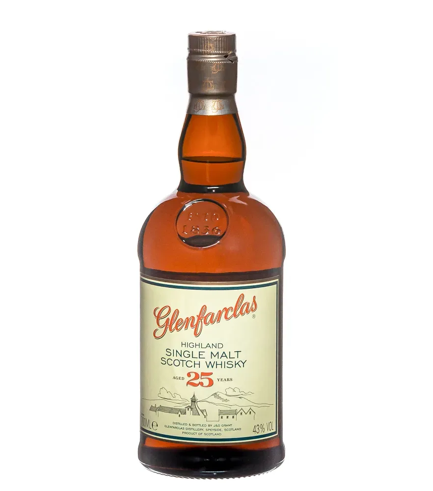 Glenfarclas 25 Years Highland Single Malt Scotch Whisky / 43 % Vol. / 0,7 Liter-Flasche in Geschenkdose