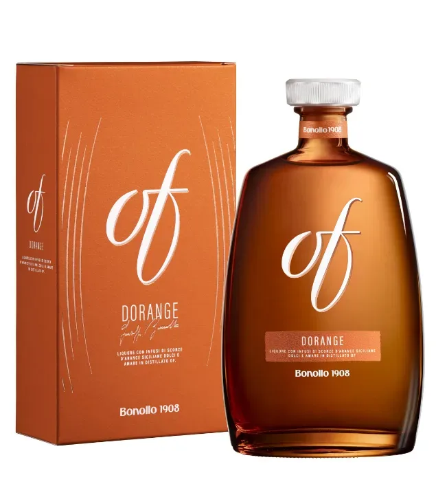Bonollo Dorange of Liquore Likör mit Grappa und Orange / 40 % vol / 0,7 Liter-Flasche