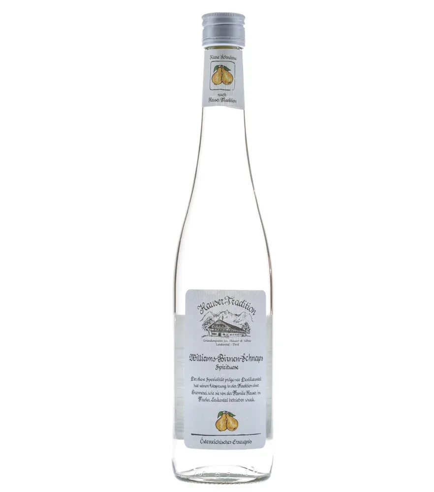 Hauser Tradition Williams-Birnen-Schnaps / 35 % Vol. / 0,7 Liter-Flasche