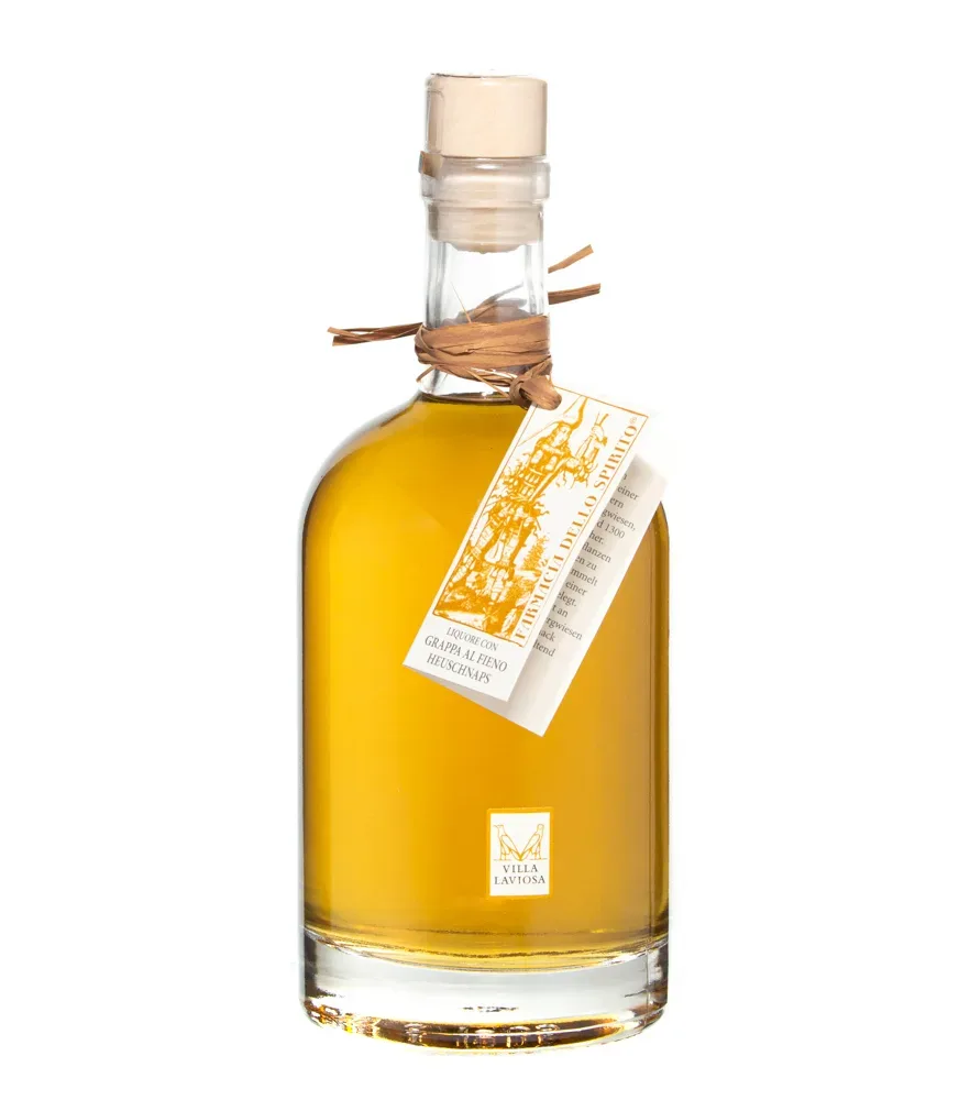 Villa Laviosa Heulikör mit Grappa Liquore con Grappa al Fieno / 30 % Vol. / 0,7 Liter-Flasche
