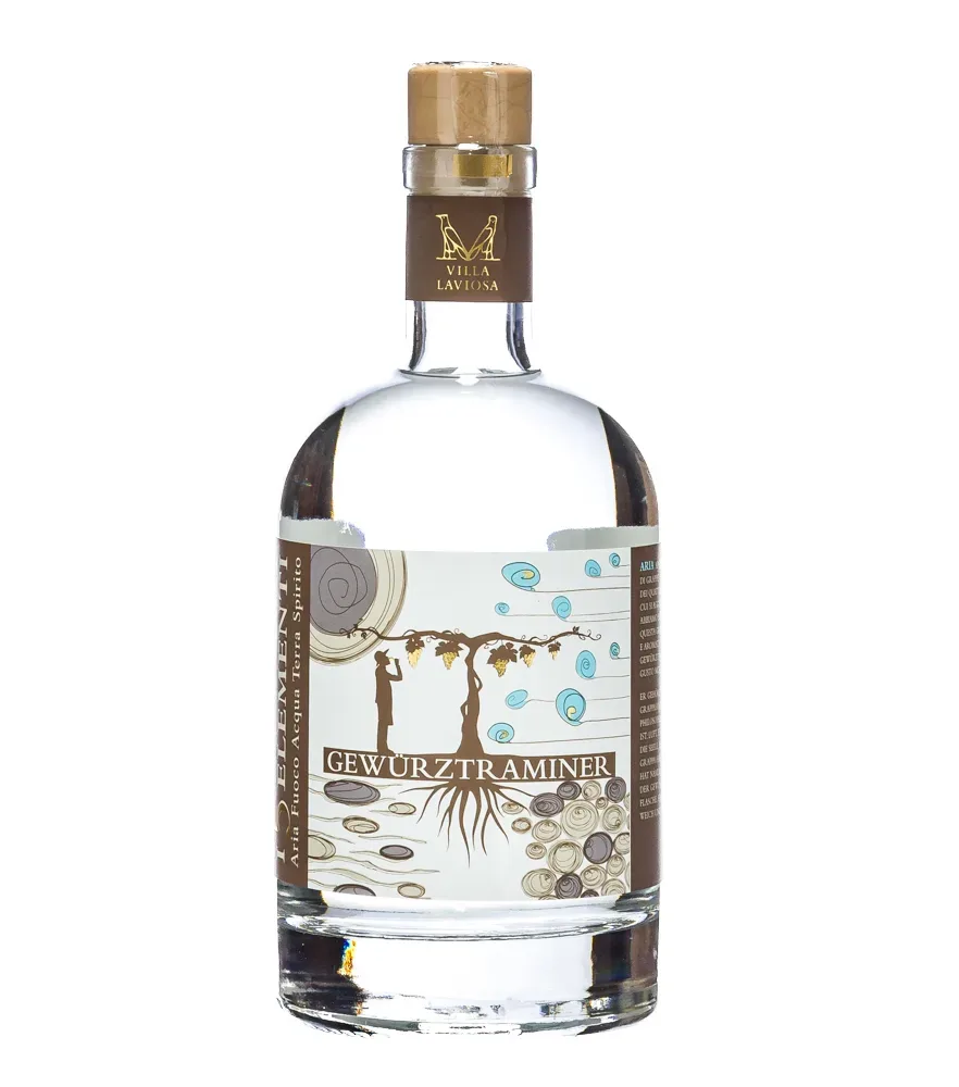 Villa Laviosa Grappa Gewürztraminer 5 Elementi / 43 % Vol. / 0,5 Liter-Flasche
