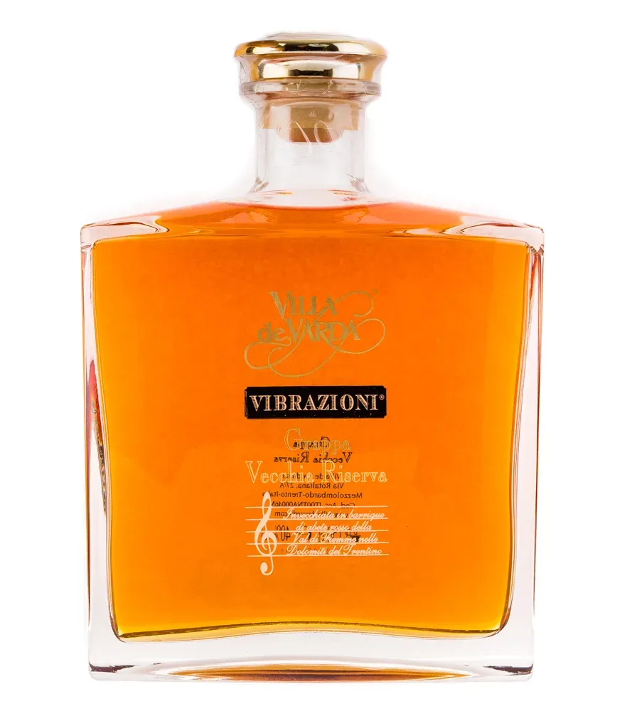 Villa de Varda Grappa Vecchia Riserva Vibrazioni / 40% Vol. / 1,5 Liter-Flasche in Schatulle