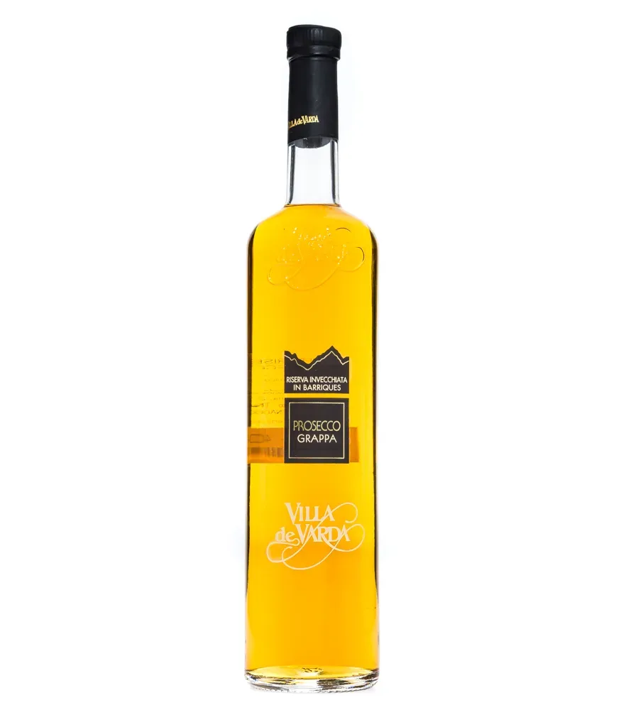 Villa de Varda Grappa Prosecco Riserva Invecchiata / 40 % Vol. / 0,7 Liter-Flasche