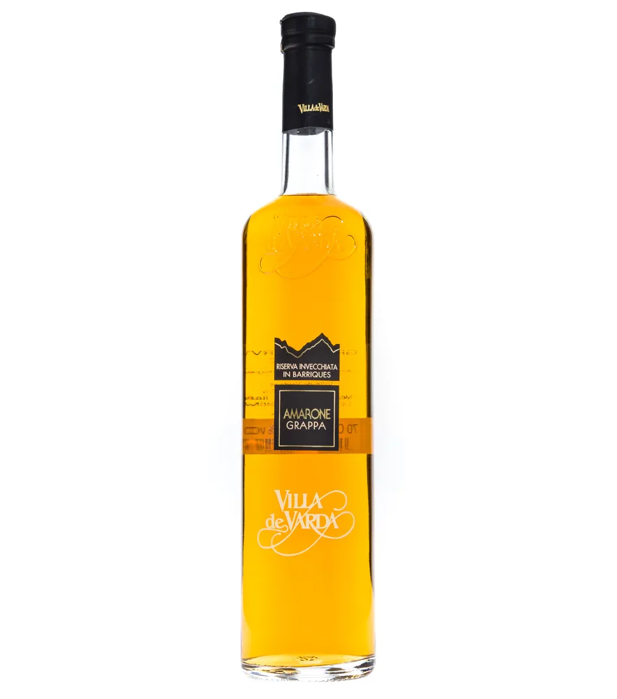 Villa de Varda Grappa Amarone Riserva Le Riserve - Grappa aus dem Barrique / 40 % / 0,7 L Flasche