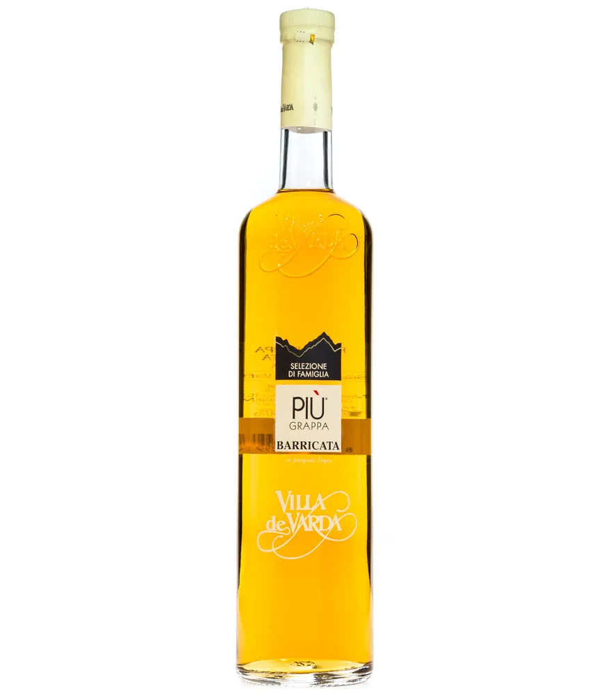 Villa de Varda Più Grappa Barricata - Holzfassgelagerter Grappa / 40 % vol / 1,0 Liter-Flasche