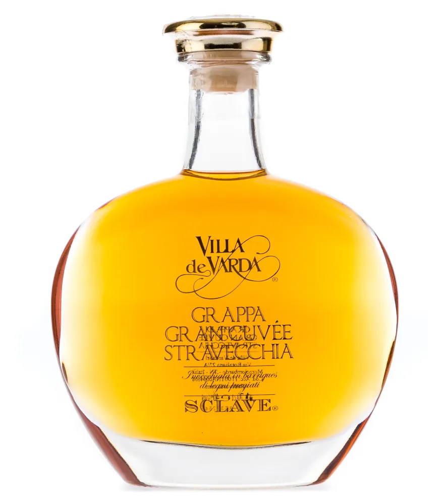Villa de Varda Grappa Gran Cuvée Stravecchia Sclave Alta Selezione / 40 % Vol. / 0,7 Liter-Flasche