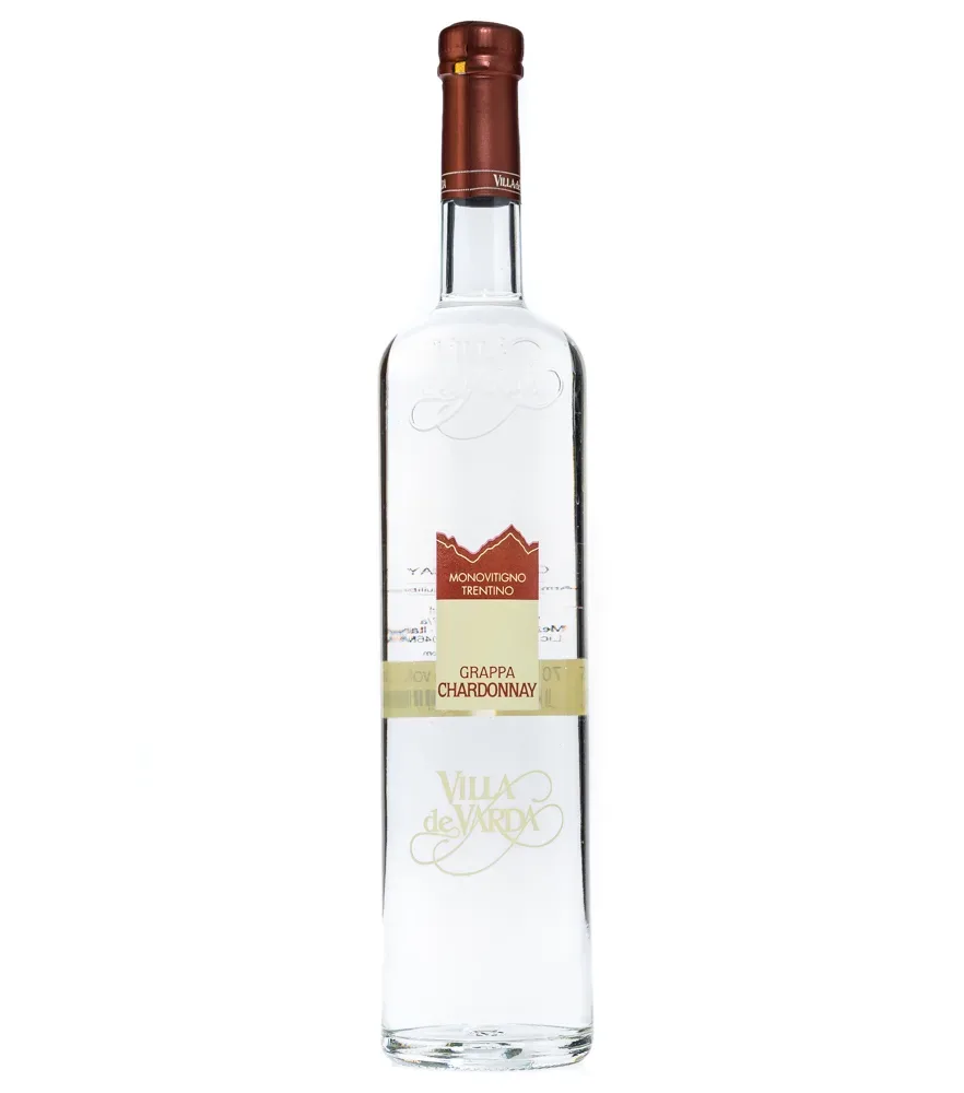 Villa de Varda Grappa Chardonnay Monovitigno - Grappa aus Chardonnay-Trestern / 40 % / 0,7 L Flasche