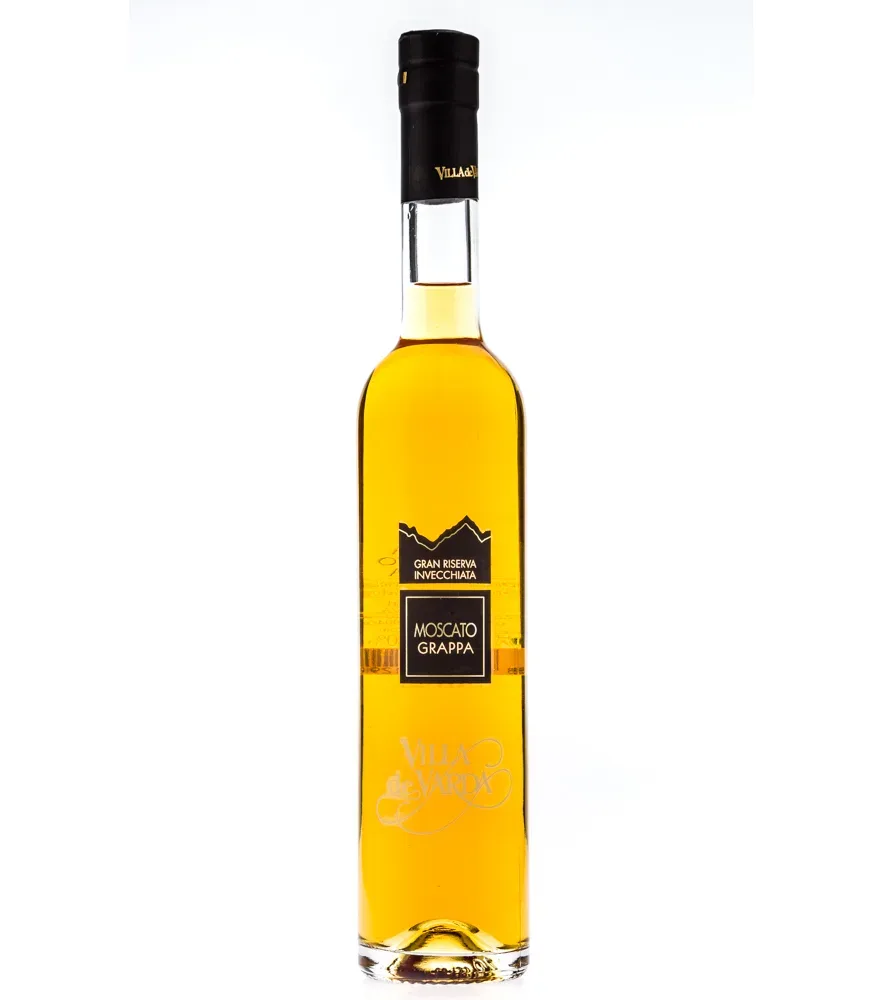 Villa de Varda Grappa Moscato Riserva Mezzolitro / 40 % Vol. / 0,5 Liter-Flasche