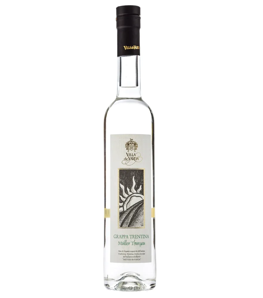 Villa de Varda Grappa Müller Thurgau Mezzolitro / 40 % Vol. / 0,5 Liter-Flasche