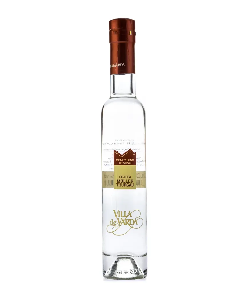Villa de Varda Grappa Müller Thurgau Pensiero Trentino / 40 % Vol. / 0,2 Liter-Flasche
