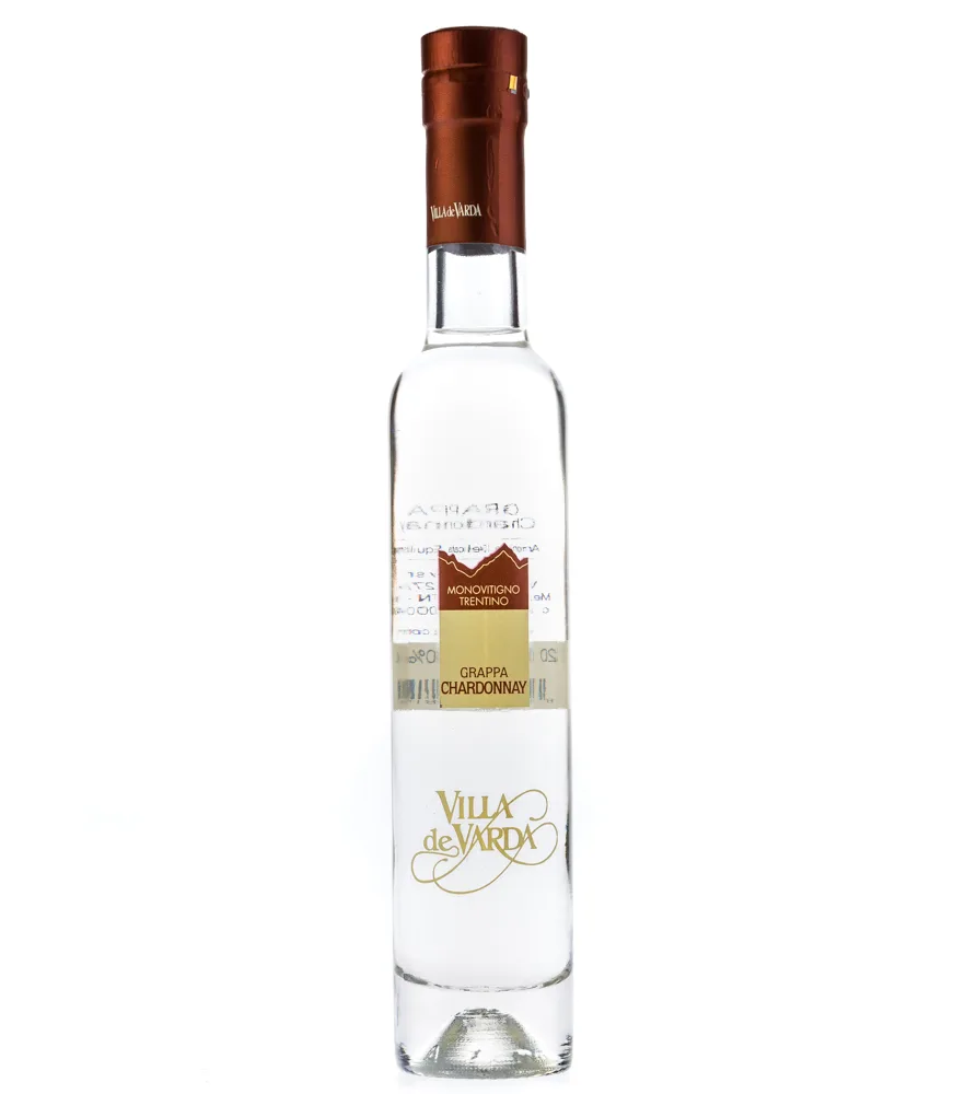 Villa de Varda Grappa Chardonnay Pensiero Trentino - Chardonnay-Grappa / 40 % / 0,2 Liter-Flasche