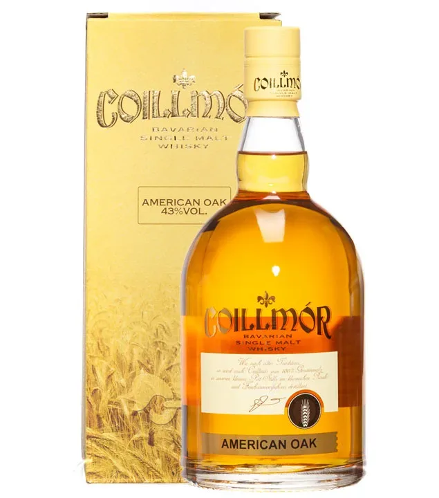 Liebl: Coillmor American Oak Bavarian Single Malt Whisky / 43 % Vol. / 0,7 Liter-Flasche in Geschenkkarton