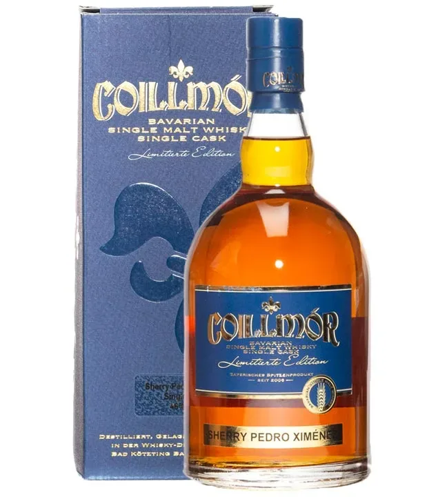 Liebl: Coillmor Sherry Pedro Ximénez Bavarian Single Malt Whisky / 46 % Vol. / 0,7 Liter-Flasche in Geschenkkarton
