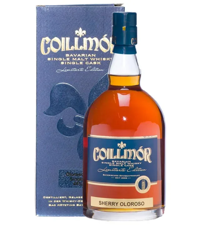 Liebl: Coillmor Sherry Oloroso Bavarian Single Malt Whisky / 46 % Vol. / 0,7 Liter-Flasche in Geschenkkarton