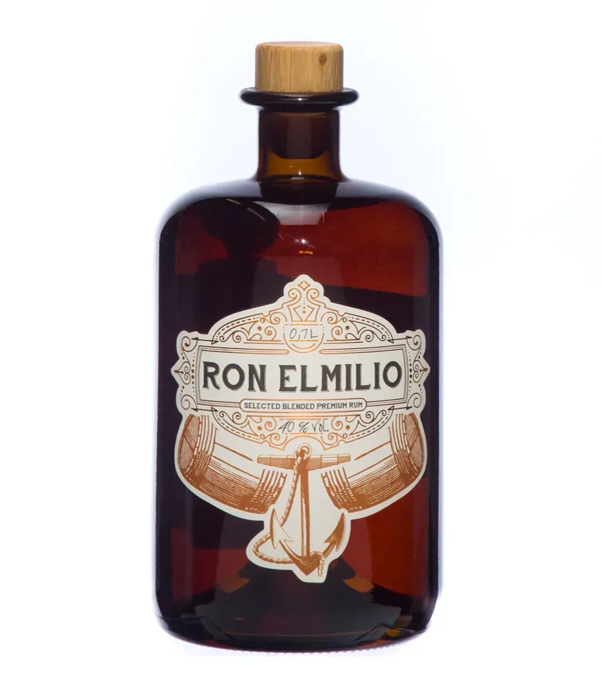 Ron Elmilio Selected Blended Premium Rum / 40 % Vol. / 0,7 Liter-Flasche