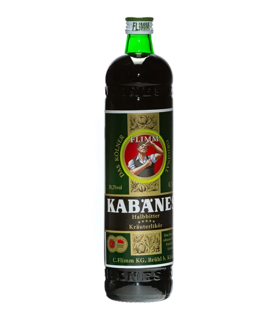 Flimm: Kabänes Halbbitter Kräuterlikör / 30,2 % vol. / 0,7 Liter-Flasche
