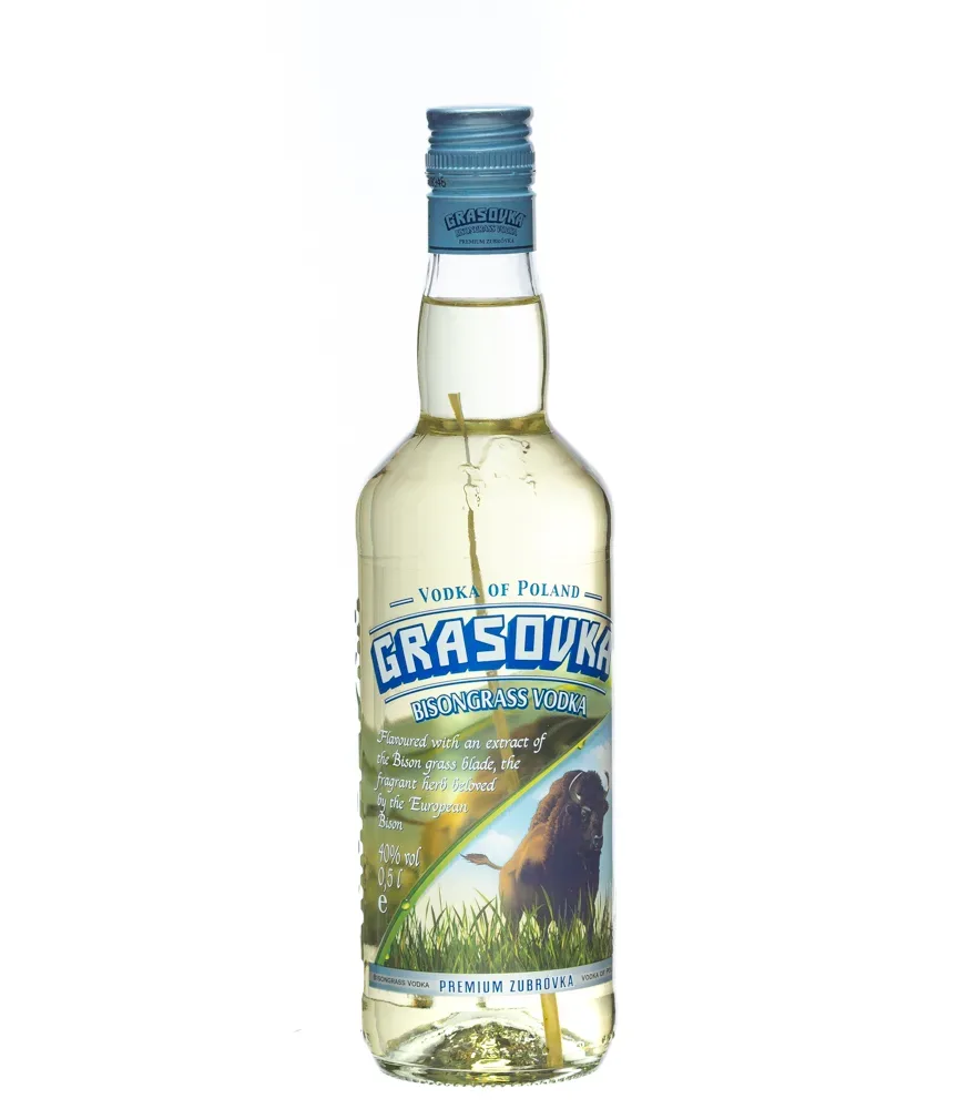 Grasovka Bisongrass Vodka / 38 % Vol./ 0,5 Liter-Flasche