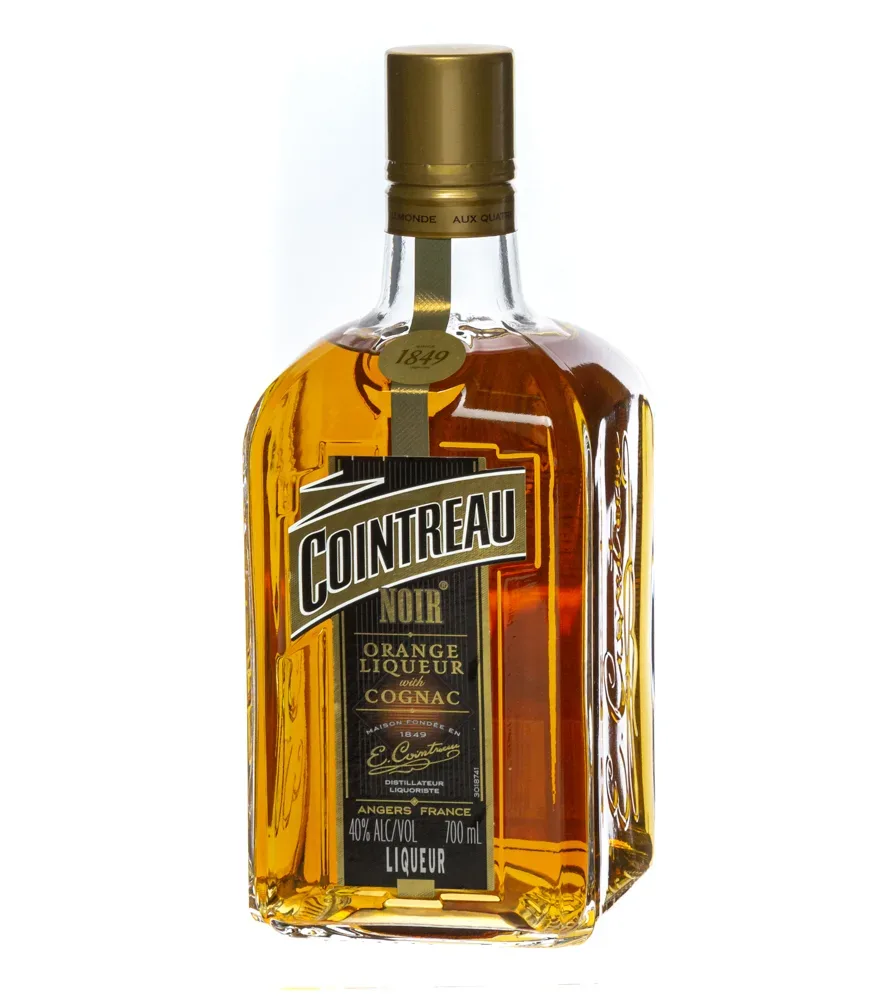 Cointreau Noir Orange Liqueur mit Cognac / 40 % vol / 0,7 Liter-Flasche