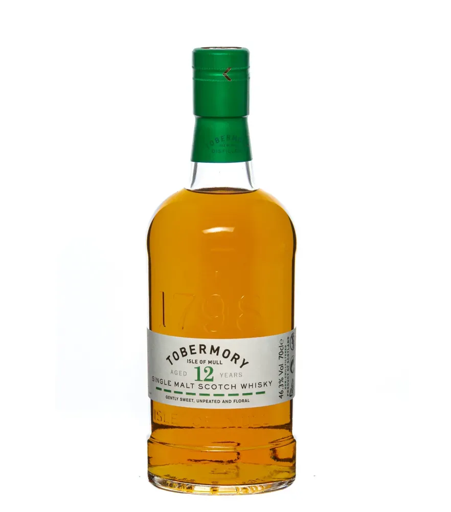 Tobermory 12 Jahre Single Malt Scotch Whisky / 46,3 % Vol. / 0,7 Liter-Flasche in Geschenkkarton