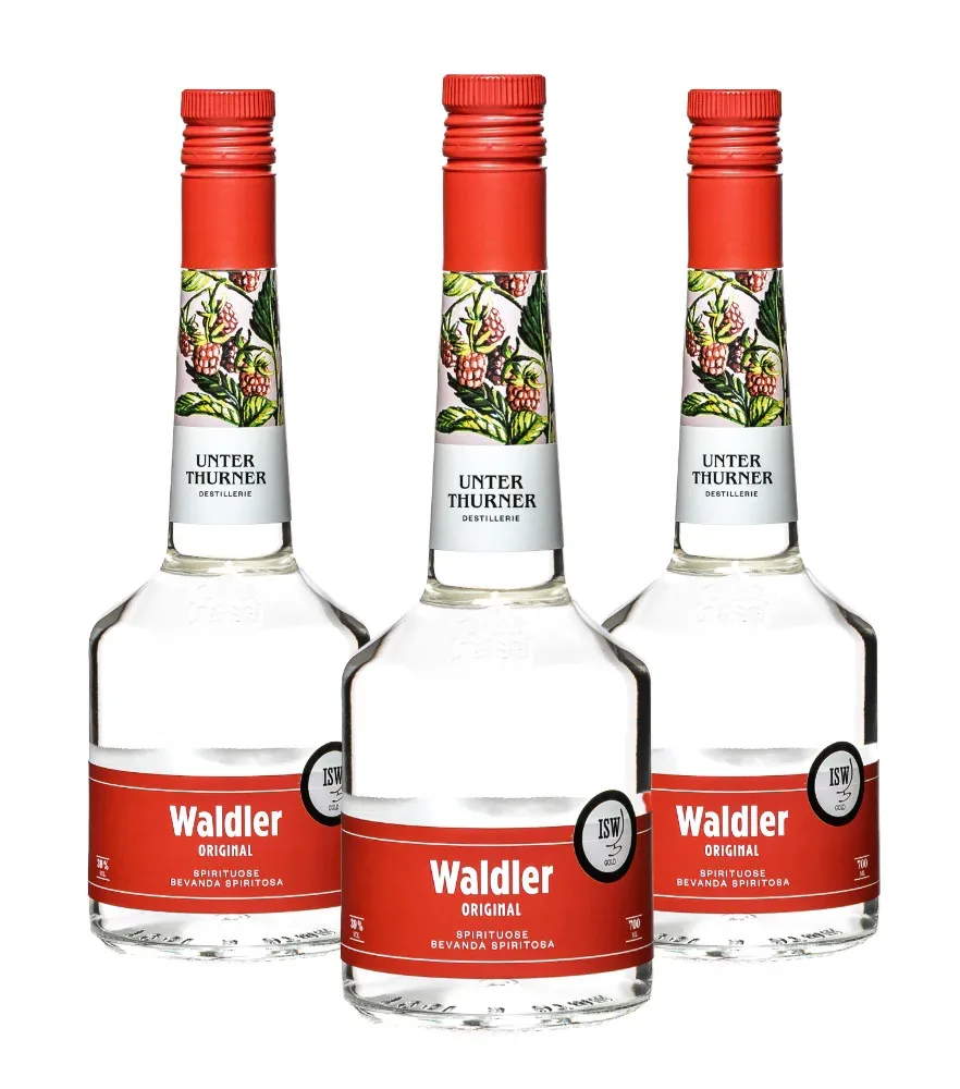3 x Unterthurner Waldler Original / 39 % Vol. / 3 x 0,7 Liter-Flasche